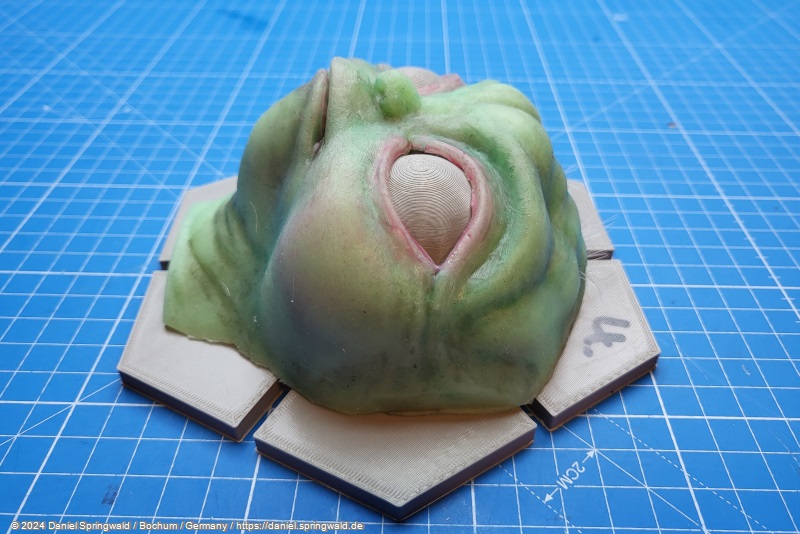  Face - Mold making and silicone - Part 2