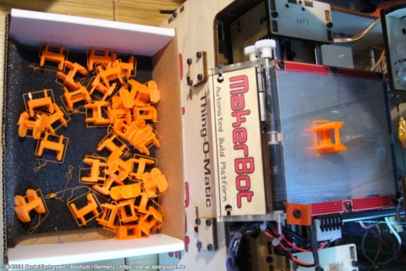Erste Massenproduktion mit Makerbot