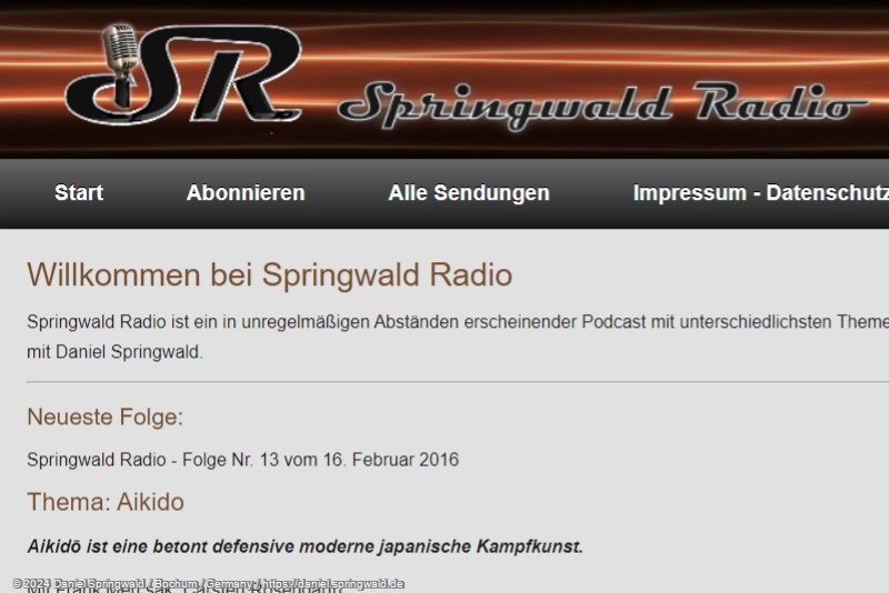Springwald Radio ab sofort on-air!