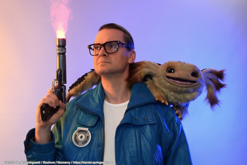 Animatronischer NIX aus Star Wars Outlaws