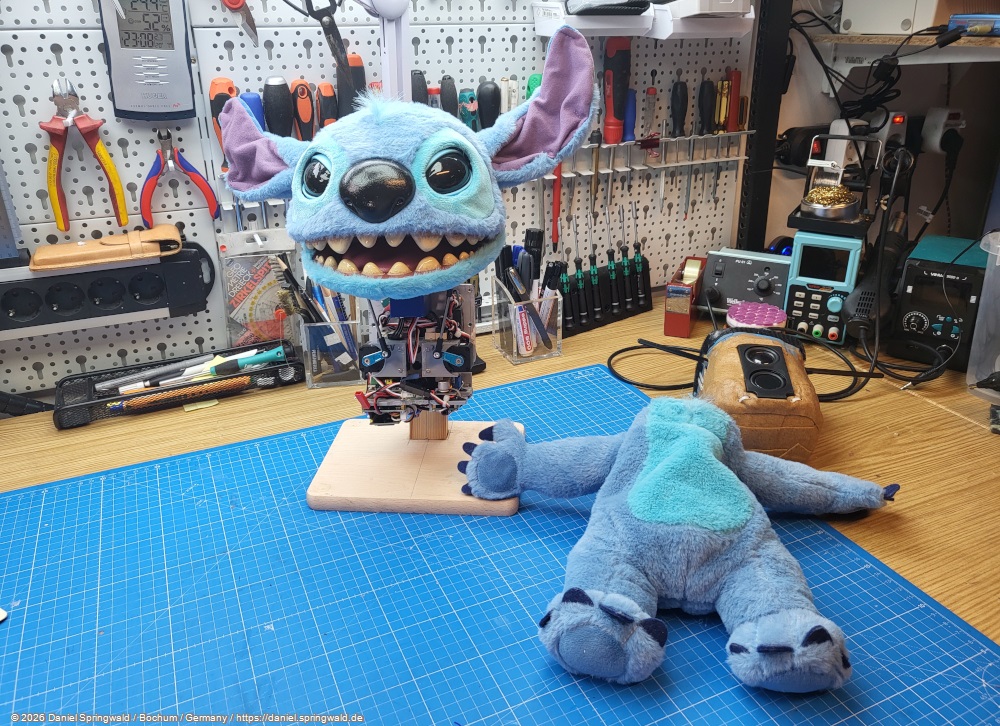 Animatronic Stitch - Körper umbauen